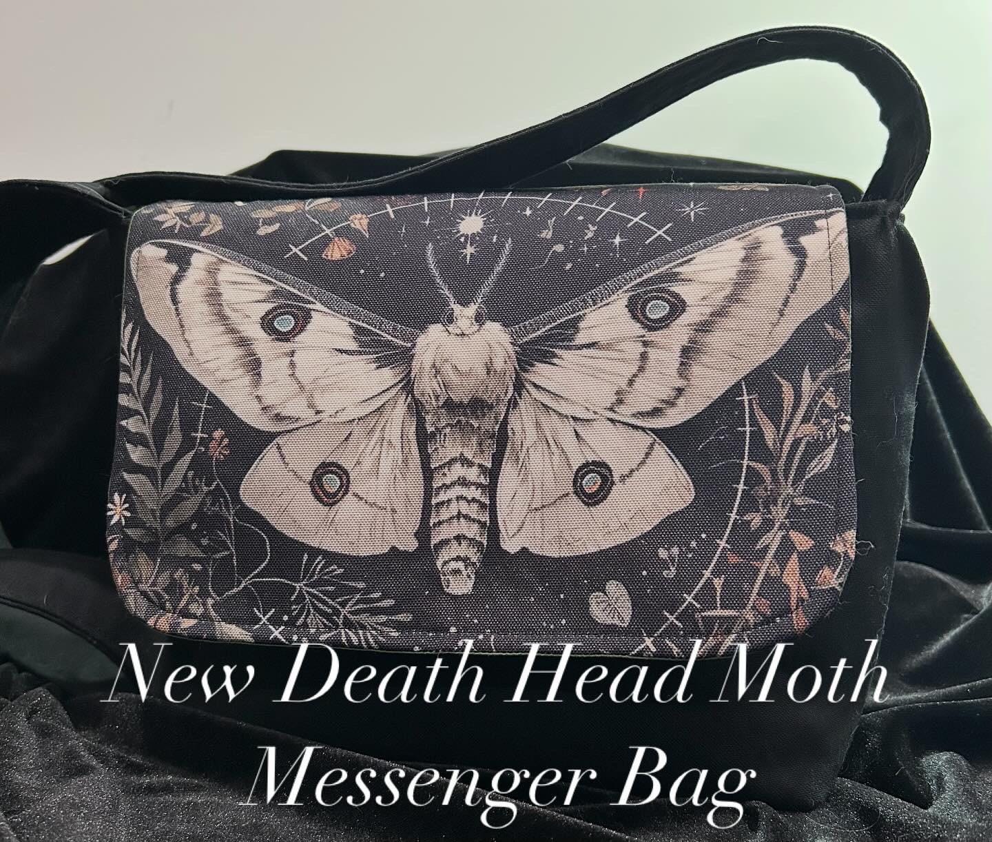 Death Head Moth Messenger Bag