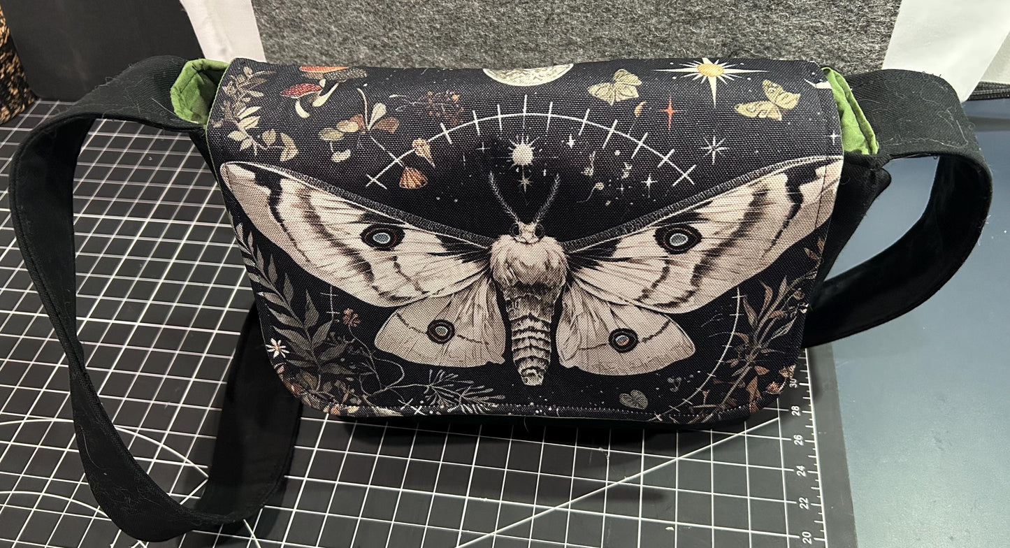 Death Head Moth Messenger Bag