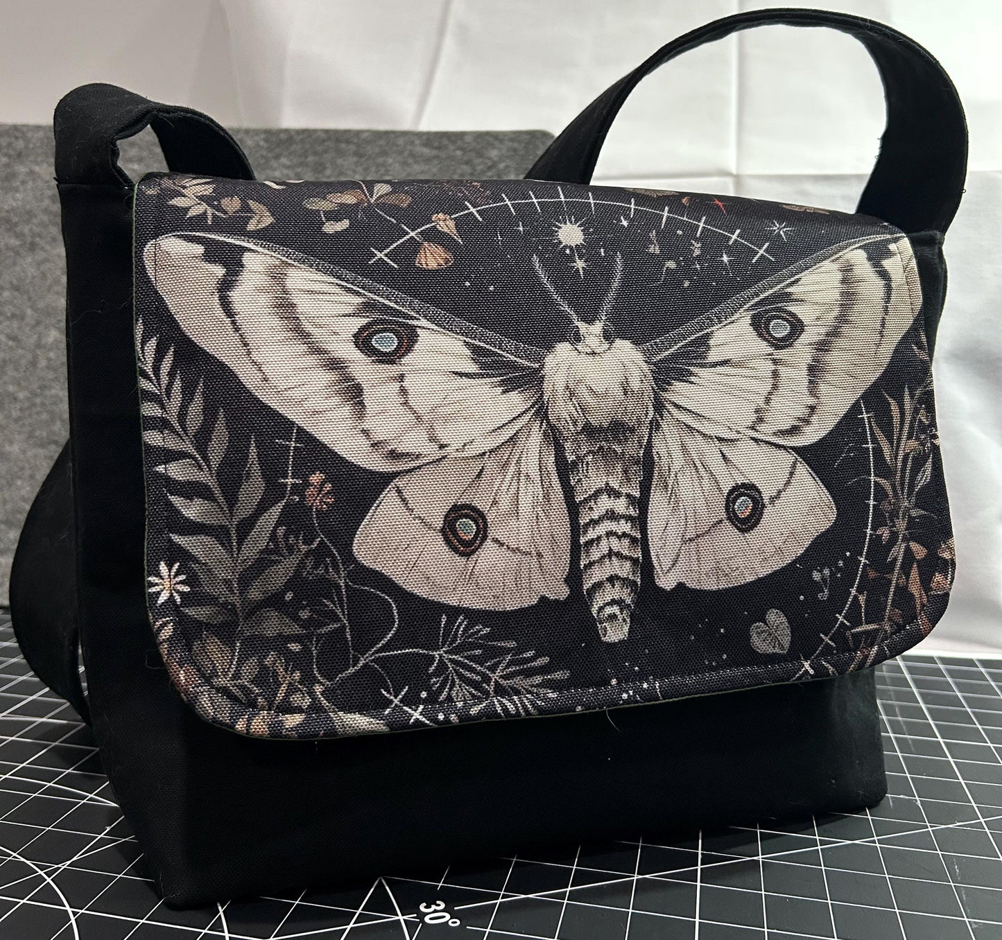 Death Head Moth Messenger Bag