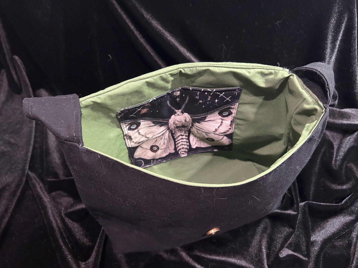 Death Head Moth Messenger Bag