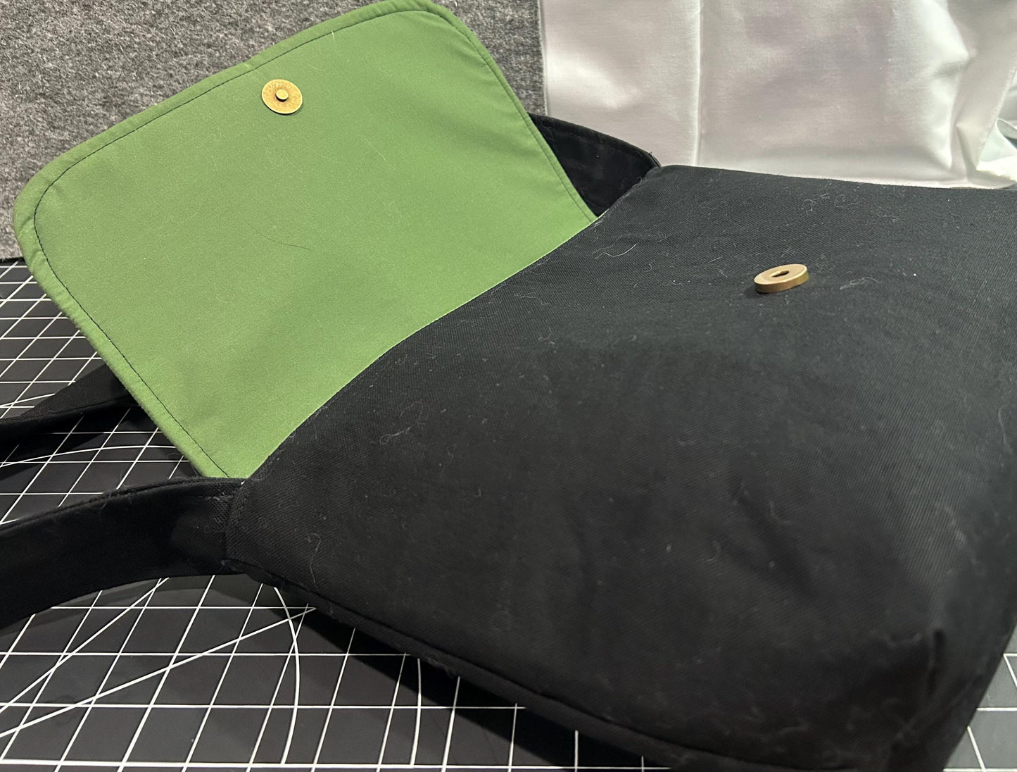 Death Head Moth Messenger Bag