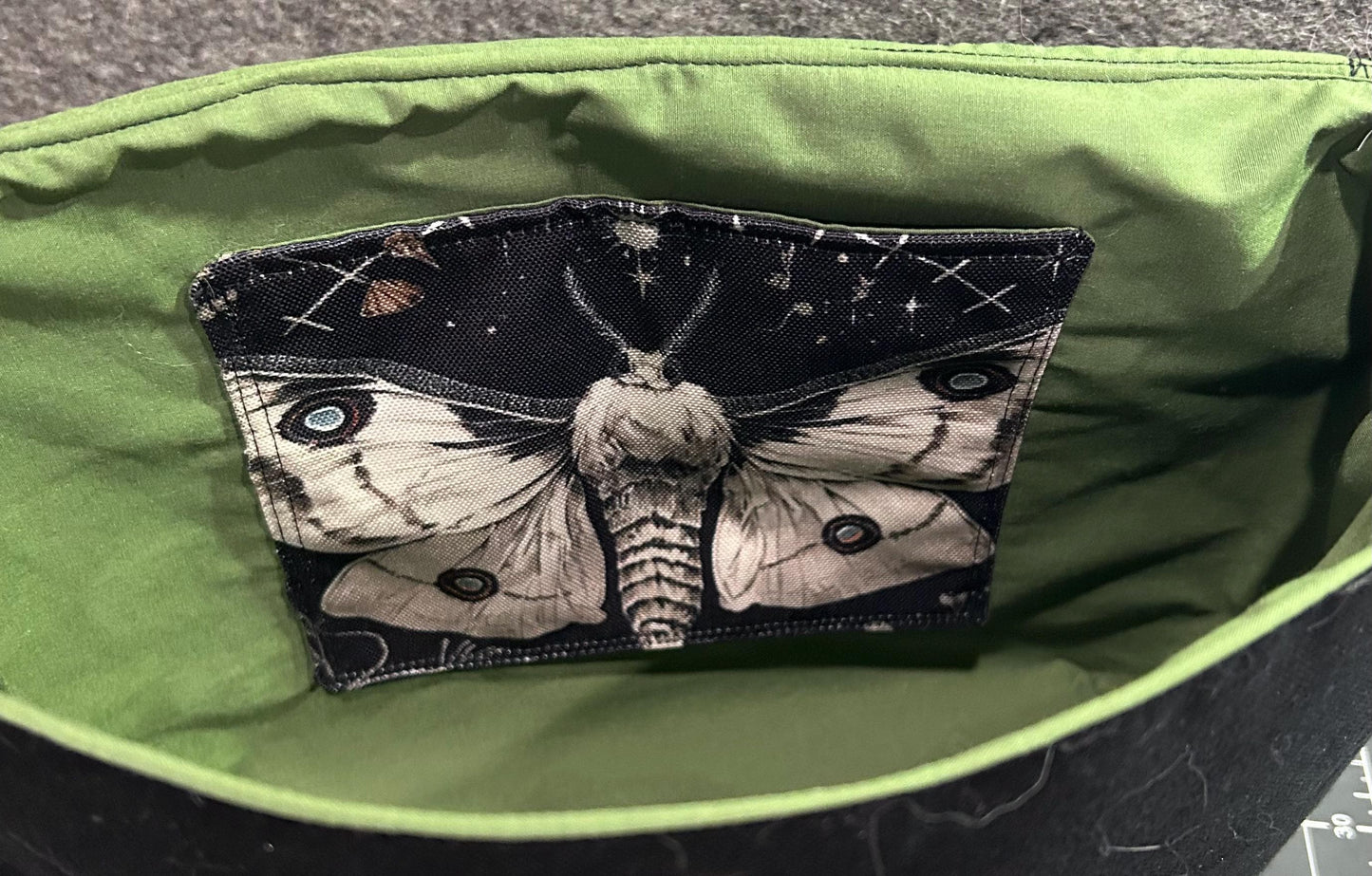 Death Head Moth Messenger Bag